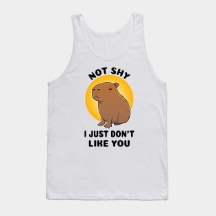 Not shy I just don't like you Capybara Tank Top